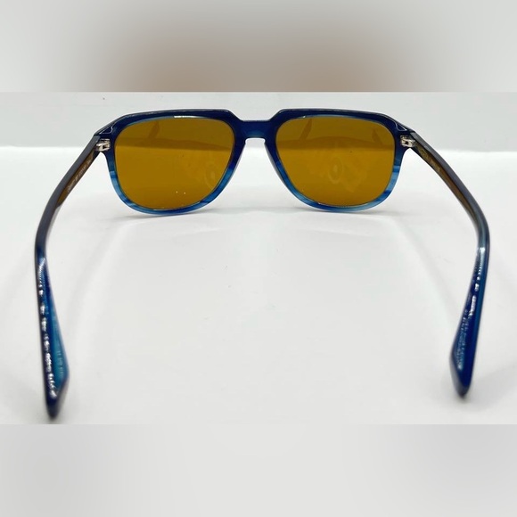 Warby Parker Garrett 953 Blue Oval Sunglasses Frames Only - Picture 6 of 8